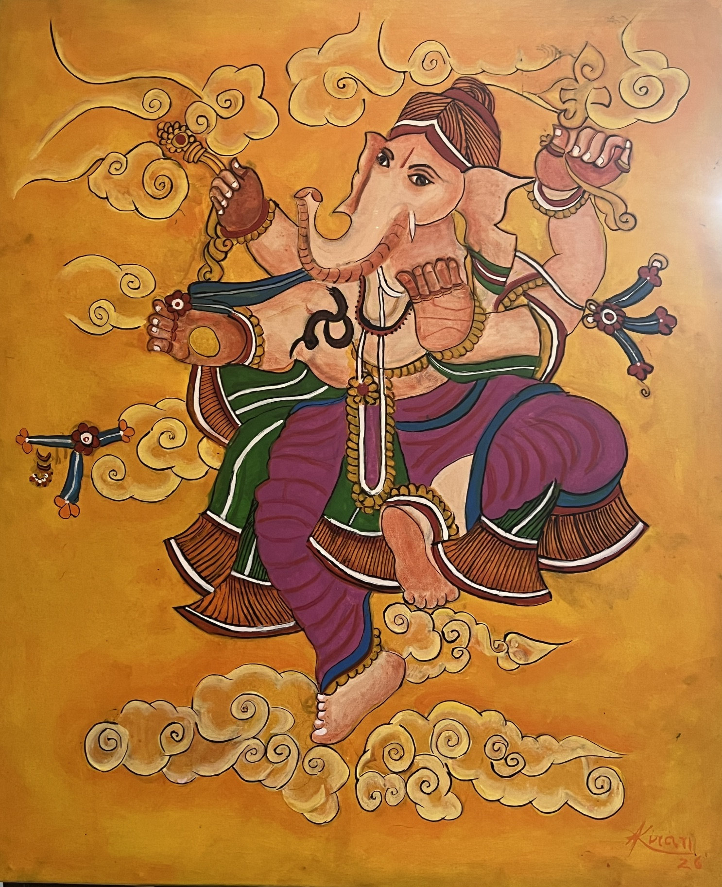 dancing ganesha
